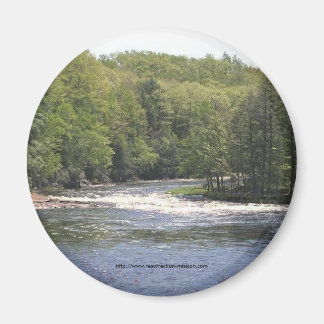 Magnet-Upper New York Träd och floden Magnet