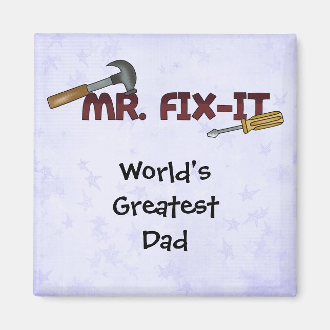 Magnet-Världsmästare Pappa-Mr. Korrigera det Magnet (Framsidan)