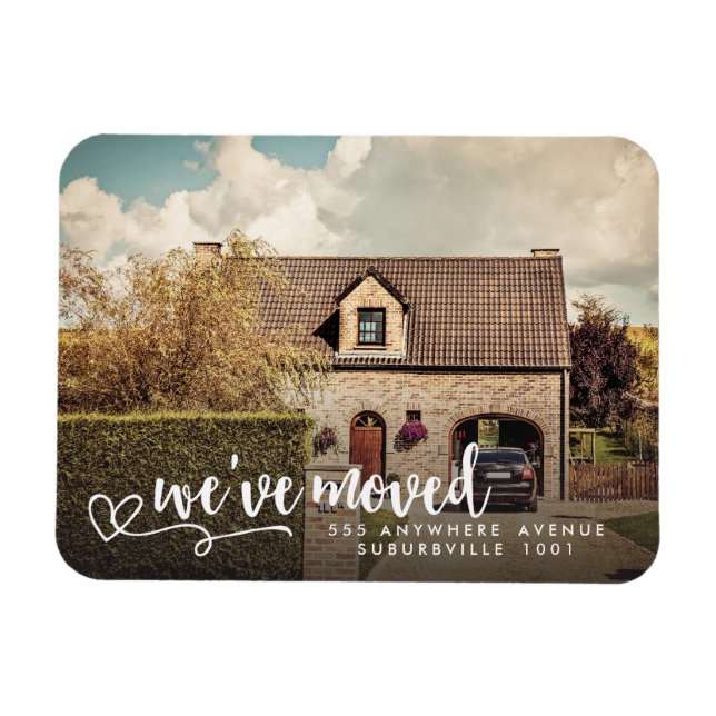 MAGNET-Vi har flyttat Byt meddelande om Adress Magnet (Horisontell)