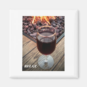 MAGNET VIN GLASS BRANDPANS FÖR KVARE FRIGERARE