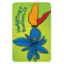 Magnet - Violet(te) och Butterfl - Buellton.Art