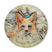 Magnet Wary Fox Kindness Matters