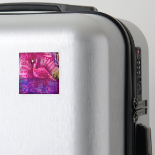 Magnet - Whimsical Abstrakt Rosa Flamingo
