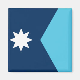 Magnet with Flag of Minnesota, USA