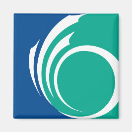 Magnet with Flag of Ottawa, Canada