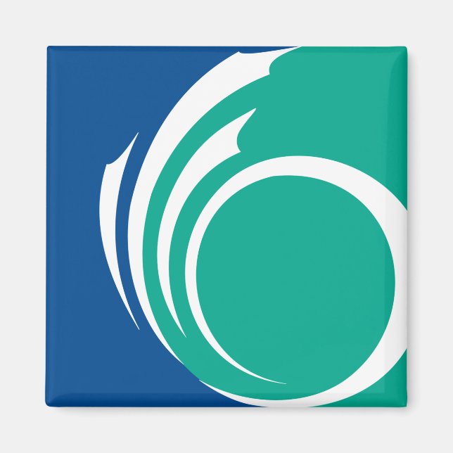 Magnet with Flag of Ottawa, Canada (Framsidan)