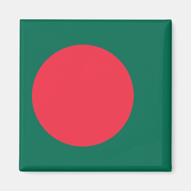 Magnet with Flagga of Bangladesh (Framsidan)