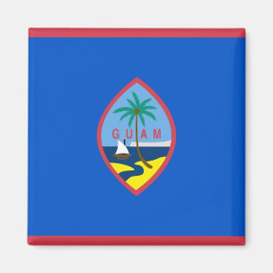 Magnet with Flagga of Guam - USA