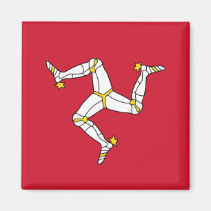 Magnet with Isle of Man Flagga, Förenade kungarike