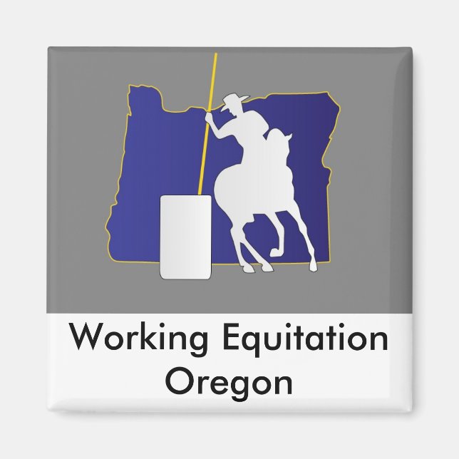 Magnet: Working Equitation Oregon Magnet (Framsidan)