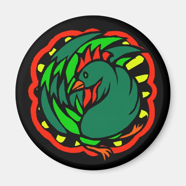 Magnet ~ Year of the Tupp Chinese Zodiac Sign (Framsidan)