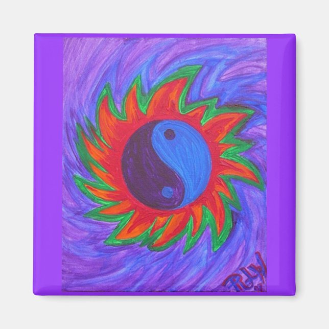 magnet - Yin- och yang-vibrationer (Framsidan)