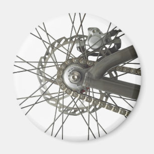 Magneten med cykelbaksida rullar magnet