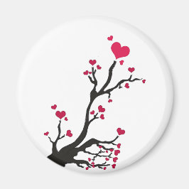 magneter för blommar av hjärta