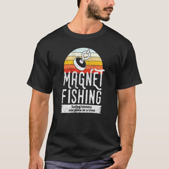 Magnetfiske T Shirt (Framsida)
