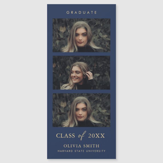 Magnetfosterremsan Guld och Studenten (Framsida)