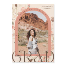 Magnetic Boho Blommigt Arch Ram Studenten Photo