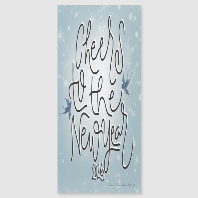 Magnetic Card new years (Framsida)