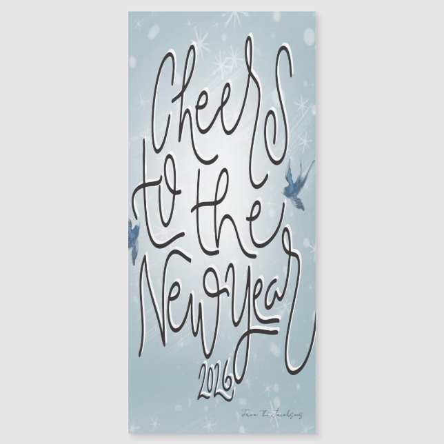 Magnetic Card new years (Framsida)