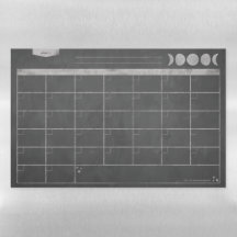 Magnetic chalkboard måne evighetskalender