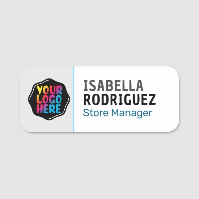 Magnetic Company Employee Professionell Namnbricka (Framsida)