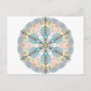 Magnetic Energy Mandala Vykort