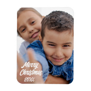 Magnetic Family Foto ramar Julfoto Magnet