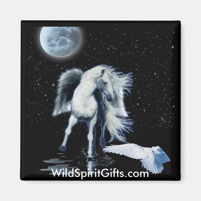 MAGNETIC MAGIC Pegasus & White Raven Collection Magnet (Framsidan)
