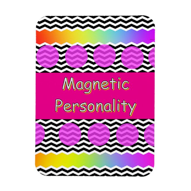 Magnetic Personality Refrigerator  Magnet (Vertikal)