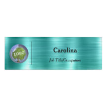 Magnetic Teal Business Logotyp Promotional Company