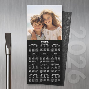 Magnetisk 2025-kalender med fotokollage