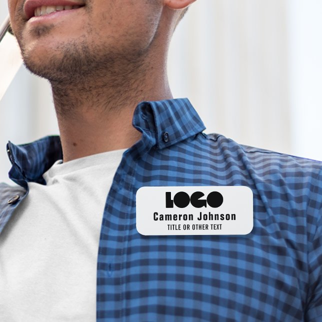 Magnetisk bricka för logotyp i Namn bricka Namnbricka (Skapare uppladdad)