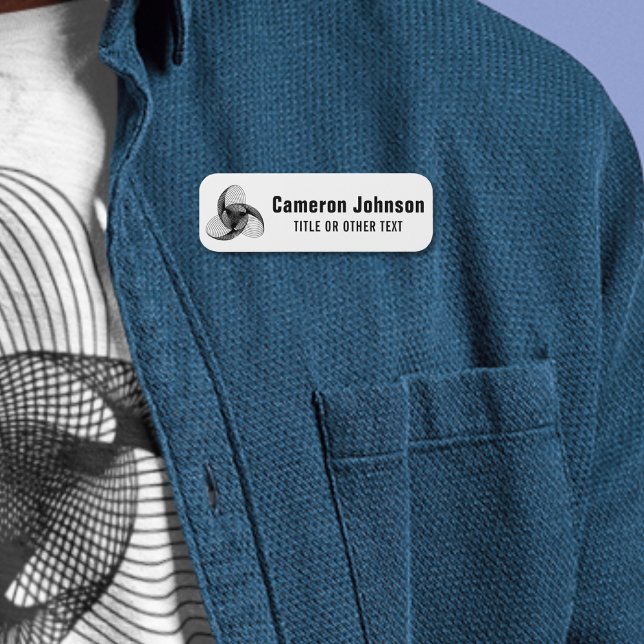 Magnetisk bricka för logotyp i Namn bricka Namnbricka (Skapare uppladdad)