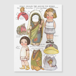 Magnetisk dockaDingle "resavärld runt ",