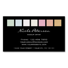 magnetisk fin pastell för makeup visitkortmagnet