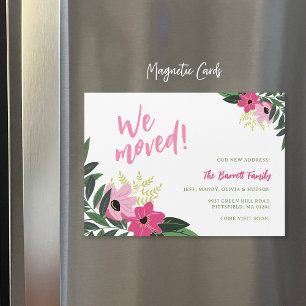 Magnetisk Flytta-meddelande om tropisk Blommigt