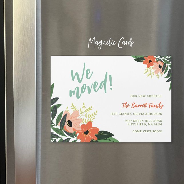 Magnetisk Flytta-meddelande om tropisk Blommigt (Skapare uppladdad)
