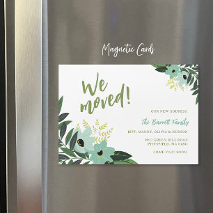 Magnetisk Flytta-meddelande om tropisk Blommigt