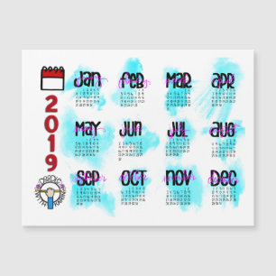 Magnetisk kalender 2019