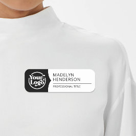 Magnetisk Logotyp för medarbetarvit 2 Färg Namnbricka