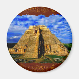 MAGNETISK MAGISK INSAMLING AV AZTEC-MALL MAGNET