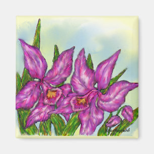 Magnetisk Orchid Magnet
