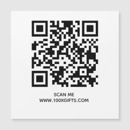 MAGNETISK QR-KODSIGN - ANVÄNDA GRATIS GENERATOR HÄ