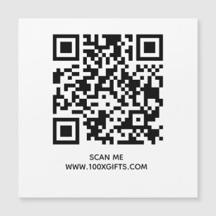 MAGNETISK QR-KODSIGN - ANVÄNDA GRATIS GENERATOR HÄ