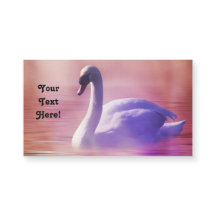 Magnetisk visitkort för nobel svan