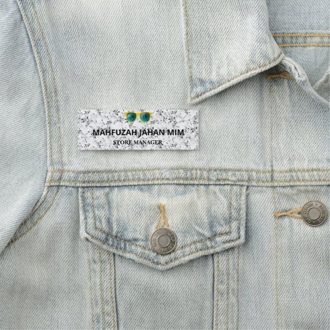 Magnetiska, broderade, Logotyp Märkre | Lokal och  Namnbricka (På plats)