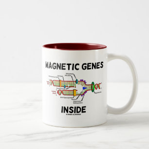 Magnetiska gener inuti (DNA-replikering) Två-Tonad Mugg