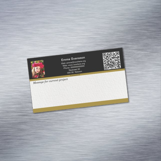 Magnetiska visitkort — Connect, Elegant (In Situ)