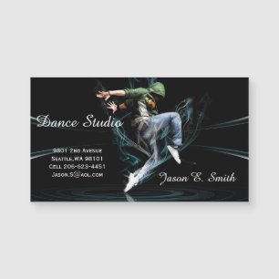 Magnetiskt Affärskort-Dance Studio-exempel