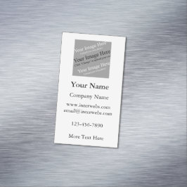 Magnetiskt Affärskort för anpassningsbarnas kvadra Visitkortmagnet